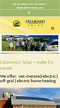 Mobile Screenshot of catamountsolar.com